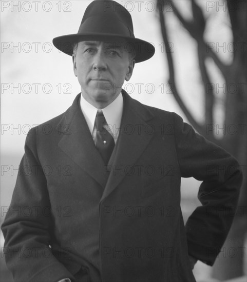 Bosworth, William Welles, Mr., portrait photograph, between 1916 and 1918. Creator: Arnold Genthe.