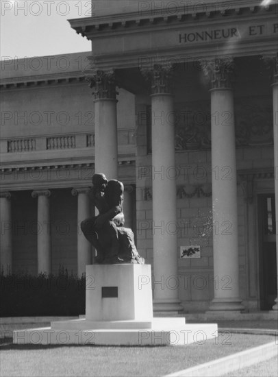 California Palace of the Legion of Honor, San Francisco, California, 1927 Creator: Arnold Genthe.