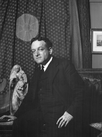 Ederheimer, Mr., portrait photograph, 1926 Creator: Arnold Genthe.