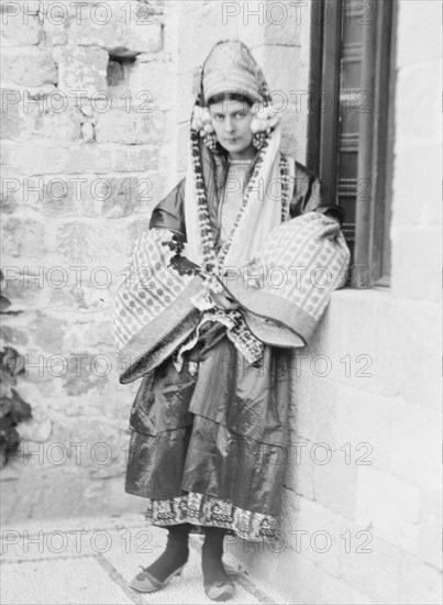 Jacobi, Mme., portrait photograph, 1929 Creator: Arnold Genthe.