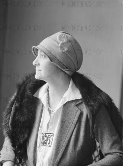 McCormick, Medill, Mrs., portrait photograph, 1927 Creator: Arnold Genthe.