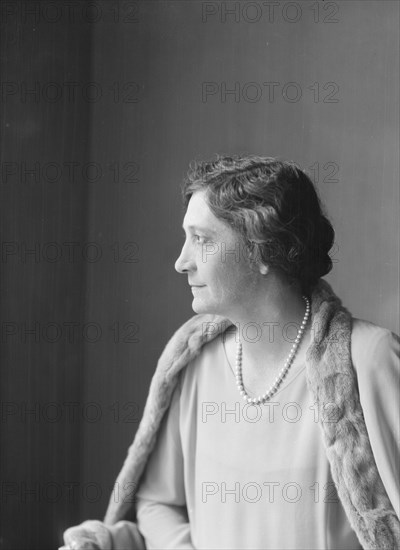 McCormick, Medill, Mrs., portrait photograph, 1927 Creator: Arnold Genthe.