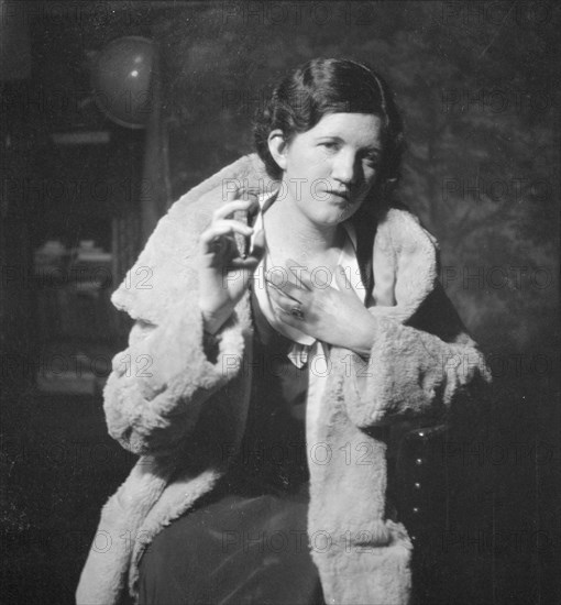 McGraw, Peggie, Miss, portrait photograph, between 1926 and 1932. Creator: Arnold Genthe.