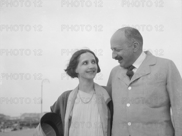 Rothbart, Albert, Mr., and Anna Rothbart, portrait photograph, between 1920 and 1935. Creator: Arnold Genthe.