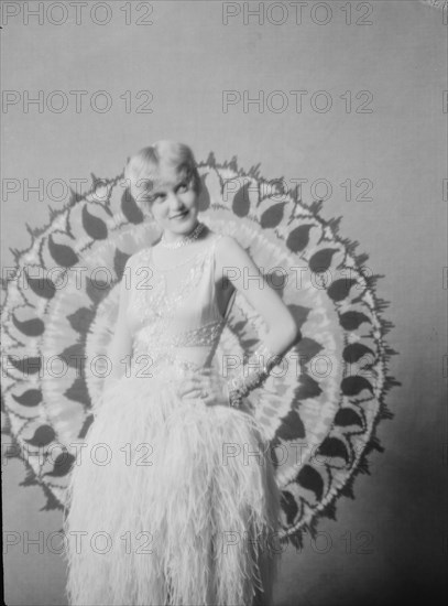 Taylor, Ruth Lee, Miss, portrait photograph, 1927 Creator: Arnold Genthe.