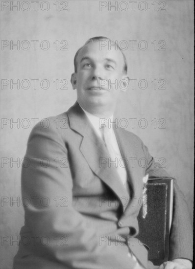 Unidentified man, possibly Mr. Armand T. Nichols, portrait photograph, between 1911 and 1942. Creator: Arnold Genthe.