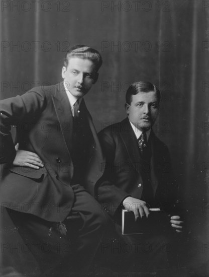 Baumgarten, Messrs., portrait photograph, 1917 Nov. 5. Creator: Arnold Genthe.