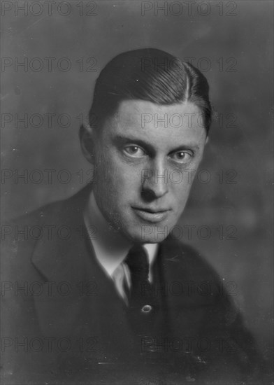 Brown, F.R., Mr., portrait photograph, 1916 Dec. 19. Creator: Arnold Genthe.