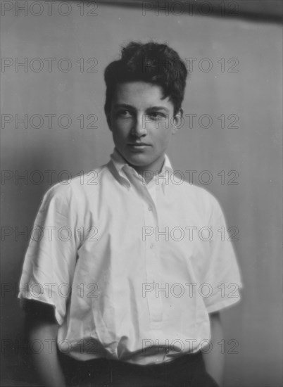 Burden, Douglas, Mr., portrait photograph, 1917. Creator: Arnold Genthe.