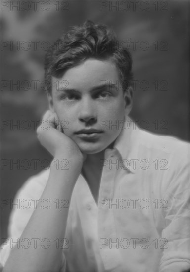 Burden, James A., Jr., Mr., portrait photograph, 1914 Mar. 31. Creator: Arnold Genthe.