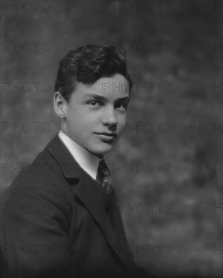 Burden, James A., Jr., Mr., portrait photograph, 1914 Mar. 31. Creator: Arnold Genthe.