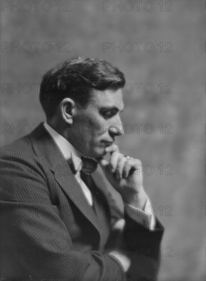 Carey, W.F., Mr., portrait photograph, 1916. Creator: Arnold Genthe.