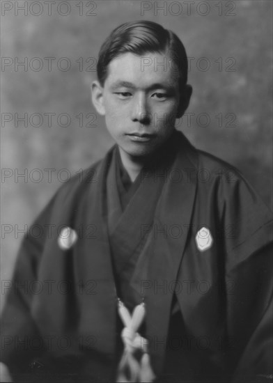 Naruse, M.S., Mr., portrait photograph, 1916 or 1917. Creator: Arnold Genthe.
