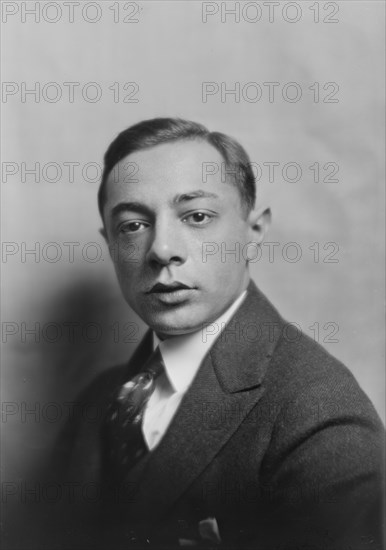 Reich, Emil, Mr., portrait photograph, 1917 Sept. 29. Creator: Arnold Genthe.
