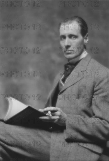 Ross, Gordon, Mr., portrait photograph, 1914 Mar. 18. Creator: Arnold Genthe.