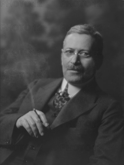 Subro, Charles, Mr., portrait photograph, 1916 May 21. Creator: Arnold Genthe.