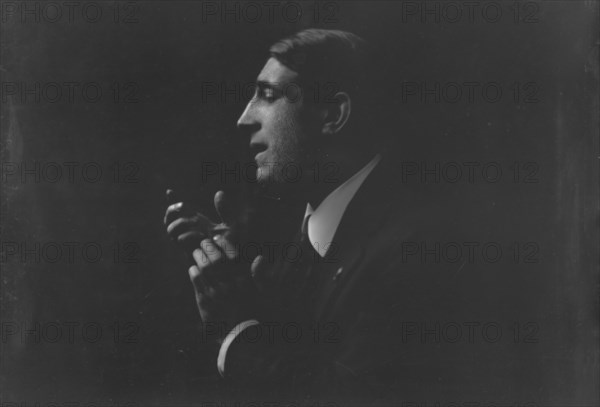 Valbel, Henri, Mr., portrait photograph, 1917 Apr. 30. Creator: Arnold Genthe.