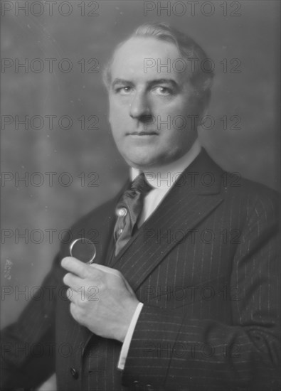 Whittlesey, White, Mr., portrait photograph, 1915 Apr. 20. Creator: Arnold Genthe.