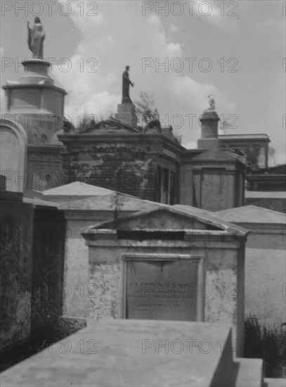 St. Louis Cemetery, New Orleans, between 1920 and 1926. Creator: Arnold Genthe.