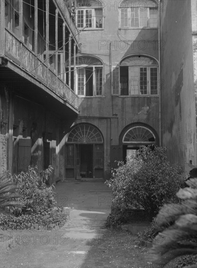 Courtyard, New Orleans, between 1920 and 1926. Creator: Arnold Genthe.