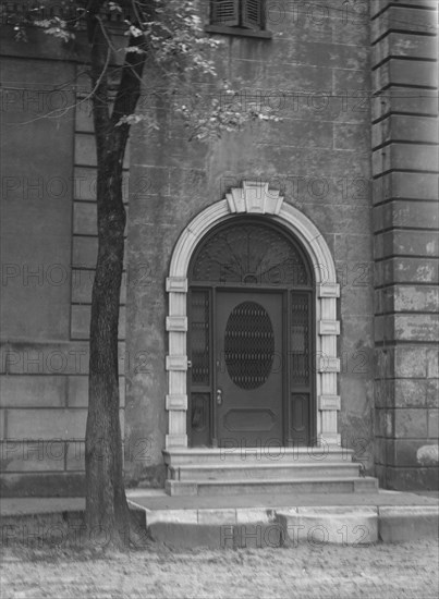 Doorway of [Aiken-Rhett House, 48 Elizabeth Street], Charleston, South Carolina, c1920-c1926. Creator: Arnold Genthe.