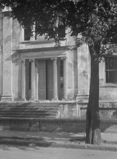 Entrance to an unidentified building, New Orleans or Charleston, South Carolina, c1920-c1926. Creator: Arnold Genthe.