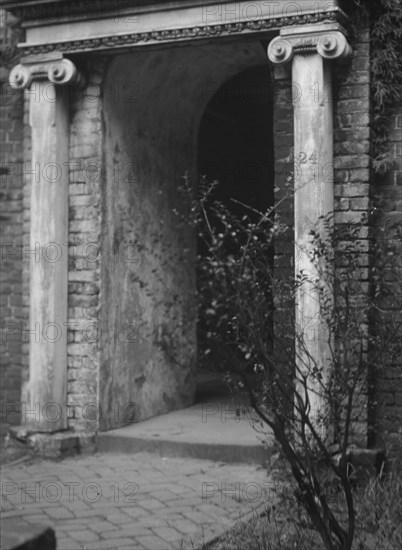 Entrance to an unidentified building, New Orleans or Charleston, South Carolina, c1920-c1926. Creator: Arnold Genthe.