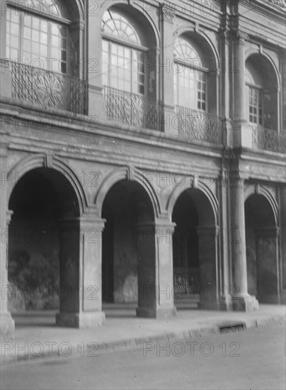 Facade of the Cabildo, the old Spanish town hall, New Orleans, between 1920 and 1926. Creator: Arnold Genthe.