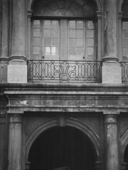 Facade of the Cabildo, the old Spanish town hall, New Orleans, between 1920 and 1926. Creator: Arnold Genthe.