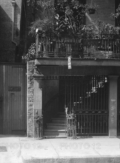 Ground floor of the Victor David House (Le Petit Salon), St. Peter Street, New Orleans, c1920-1926. Creator: Arnold Genthe.