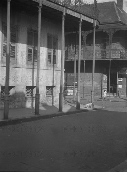 Dauphine Street, New Orleans, between 1920 and 1926. Creator: Arnold Genthe.