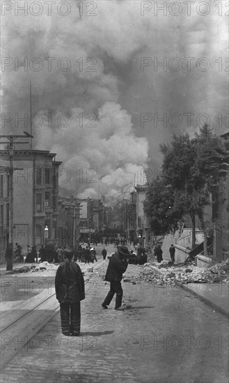 San Francisco, April 18, 1906, 1906 Apr. 18. Creator: Arnold Genthe.