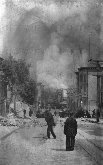 San Francisco, April 18, 1906, 1906 Apr. 18. Creator: Arnold Genthe.