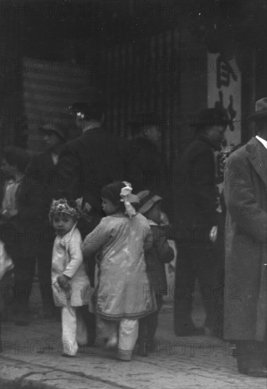 Apricot Spring Orchard drugstore, Chinatown, San Francisco, between 1896 and 1906. Creator: Arnold Genthe.