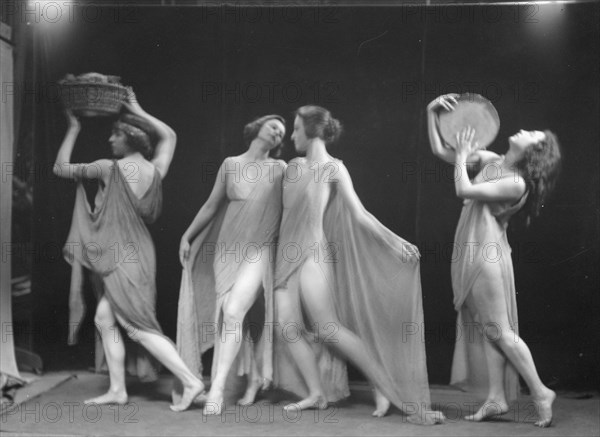 Marion Morgan dancers, between 1914 and 1927. Creator: Arnold Genthe.