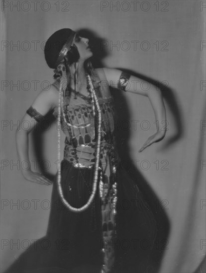 Unidentified woman, possibly Miss Beatrice Wood, (1916?). Creator: Arnold Genthe.