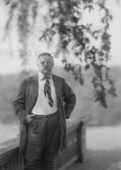 Roosevelt, Theodore, portrait photograph, 1916 Sept. 8. Creator: Arnold Genthe.