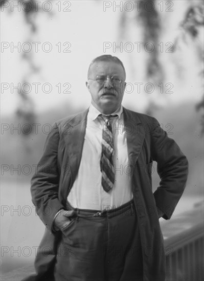 Roosevelt, Theodore, portrait photograph, 1916 Sept. 8. Creator: Arnold Genthe.