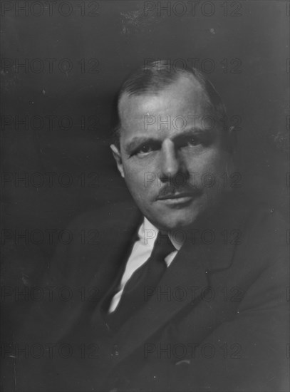 The Honorable Hugh Mackintosh, portrait photograph, 1918 Oct. 8. Creator: Arnold Genthe.