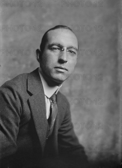 Mr. Beacham, portrait photograph, 1917 Dec. 7. Creator: Arnold Genthe.