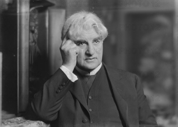 David Belasco, portrait photograph, 1918 Apr. 6. Creator: Arnold Genthe.