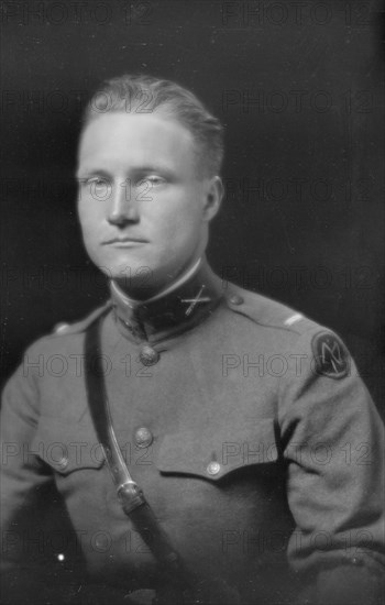 Lieutenant Bartlett Boder, portrait photograph, 1919 Mar. 19. Creator: Arnold Genthe.