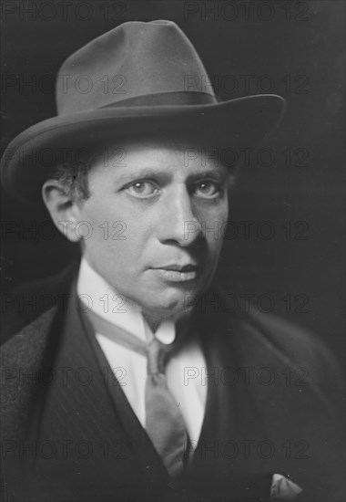 Mr. Stephan Bourgeois, portrait photograph, 1918 Nov. or Dec. Creator: Arnold Genthe.