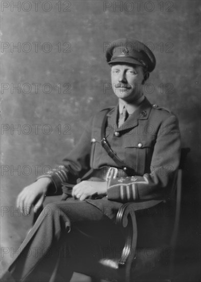 Colonel Dreyer, portrait photograph, 1918 Apr. 16. Creator: Arnold Genthe.