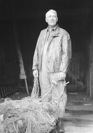 Captain Everett Edwards, portrait photograph, 1933. Creator: Arnold Genthe.