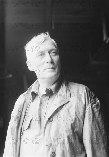 Captain Everett Edwards, portrait photograph, 1933. Creator: Arnold Genthe.