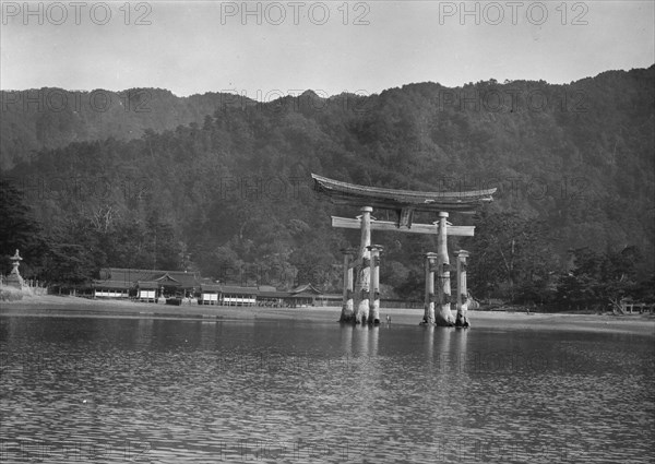 Itsukushima Shinto Shrine, Japan, 1908. Creator: Arnold Genthe.