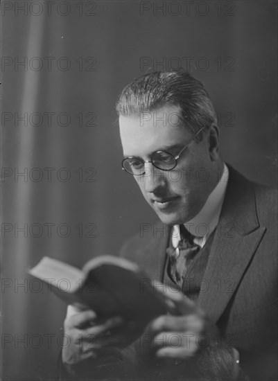 Mr. W.B. Knapp, portrait photograph, 1918 Oct. 30. Creator: Arnold Genthe.