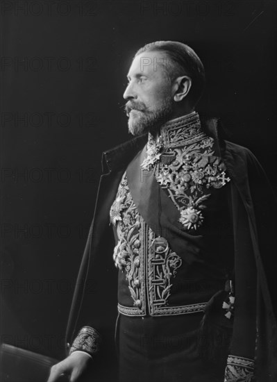 Gaston Liebert, portrait photograph, 1919 May 27. Creator: Arnold Genthe.