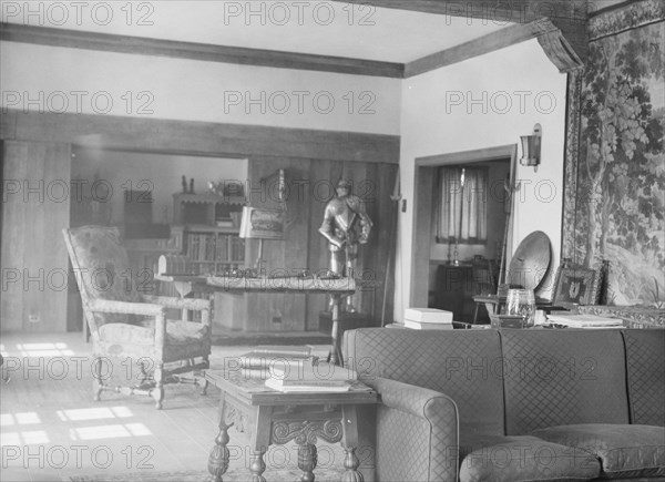 Residence of Thomas E. Martson, interiors, 1932. Creator: Arnold Genthe.
